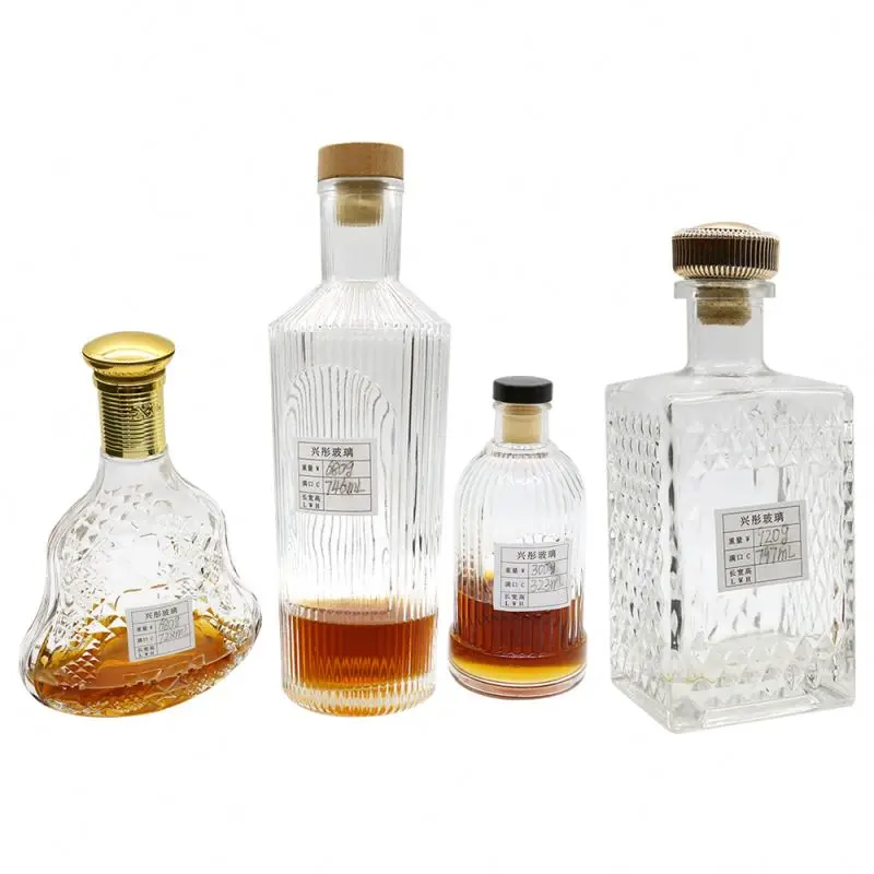 Водка виски Рон Джин текила бренди Wodka Botellas De Vidrio с Tapa
