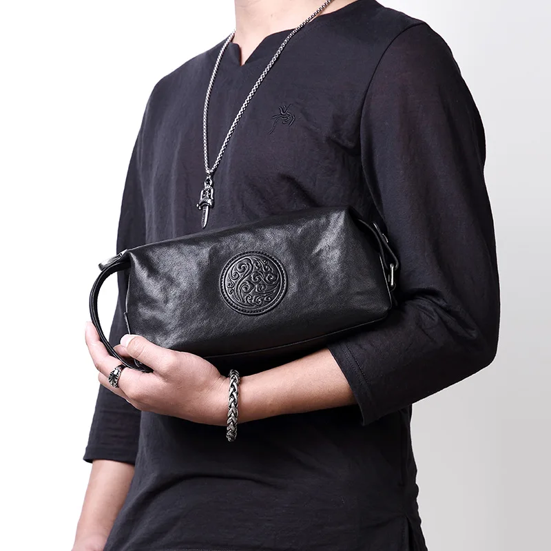 AL1038 zipper hand clutch bags men for man card high quality office designer small genuine leather luxury bag