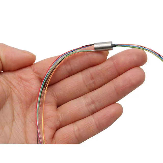 Бесщеточный двигатель с Анкерной рыбой для радиоуправляемого БПЛА, вращающийся, диаметр скольжения 6 мм, 8 цепей, 1 А, миниатюрный проводящий Поворотный шарнир для скольжения