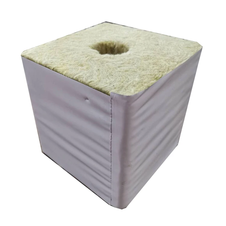 High Quality Rock Wool Germination Cubes Hydroponic Growing Substrate Rock Seeding Wool