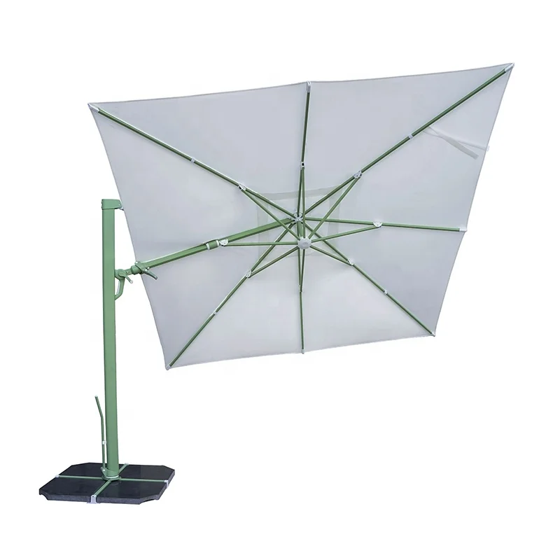 Outdoor Deluxe 3*3M Square Type Garden Roman Umbrella patio