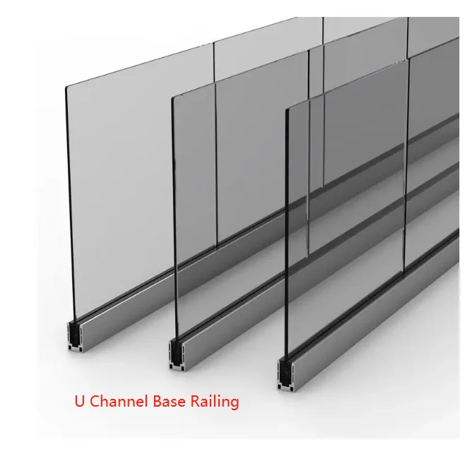 Professional railing suppliers choose from multiple styles aluminum glass balustrade railing for outdoor deck balcony and stairs