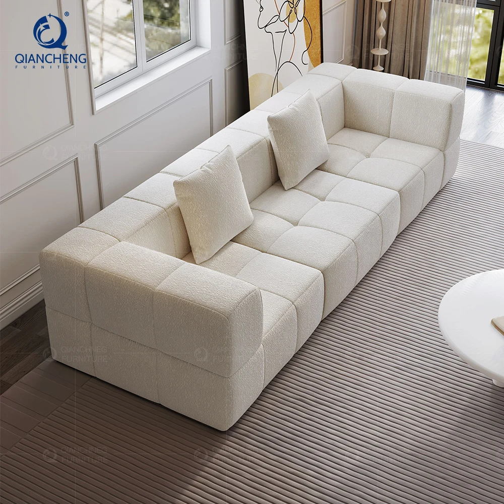 customize compressed-sofa couch set living room furniture in china white fabric vacuum high density foam compression packed sofa
