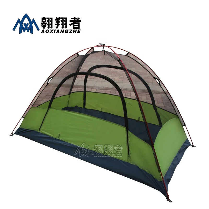 2020 updated new outdoor double layer 1 person camping tent