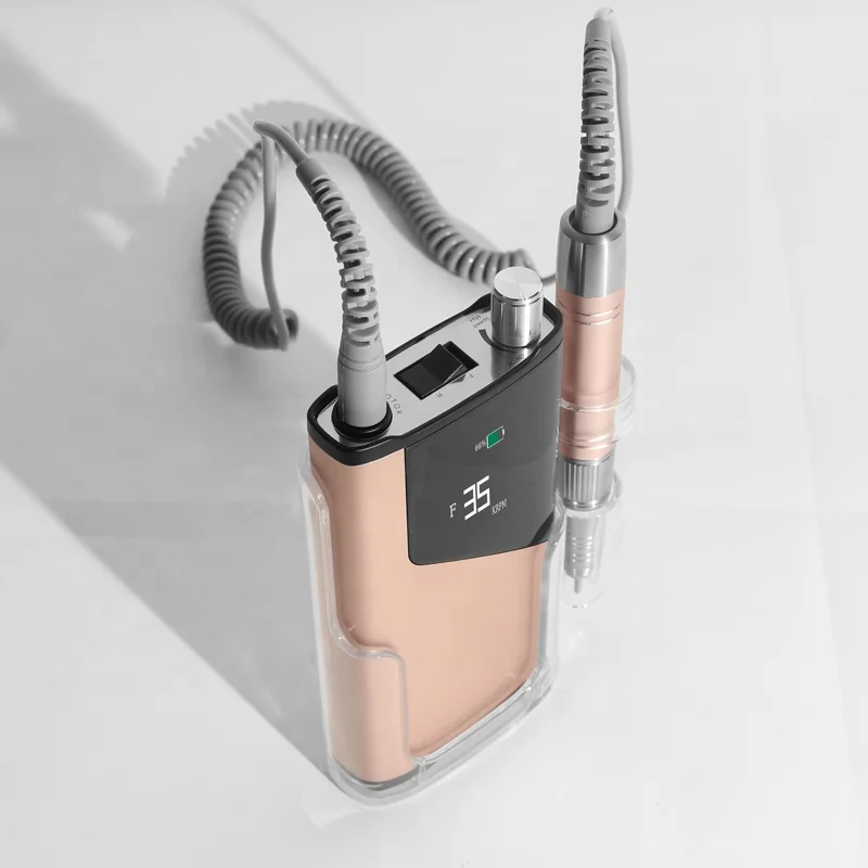 Nail equipments 2023 new manicure polish machine electric e file nail sander wireless nail drill 35000rpm