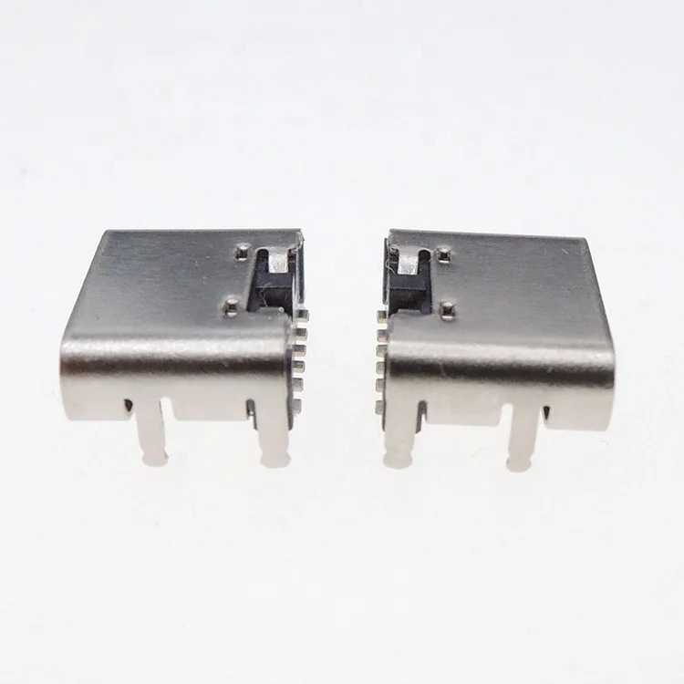 Manufacturer direct supply 6Pin L=6.85mm Horizontal SMD SMT Surface Mount Female USB C Type C Connector Socket