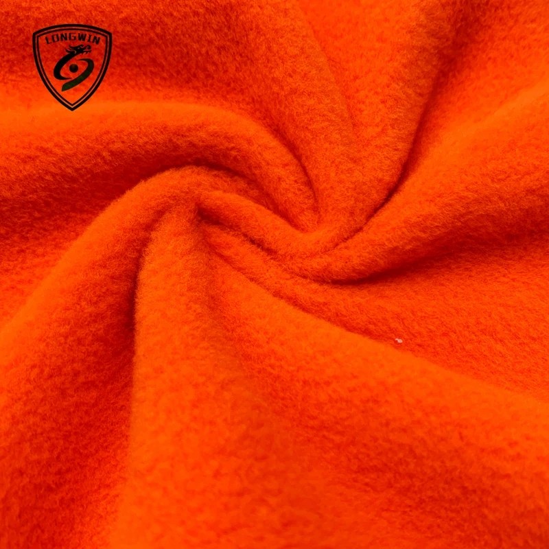 winter clothing double side brush one side anti pilling 100% polyester GRS 70% rpet recycled polyester polar fleece fabric