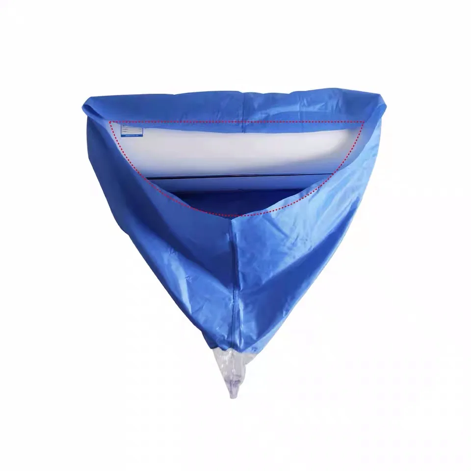 Waterproof Bag Cleaning Air Conditioner Cover Protector Washing Tools Blue Cleaning Air Conditioner Cover