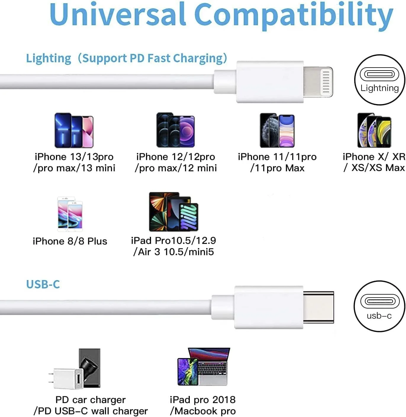 10 Feet I Phone 13 Extension Charging Usb-C Mfi Certified Type Usb C Charger Cable To Light-Ning For Iphone And Apple
