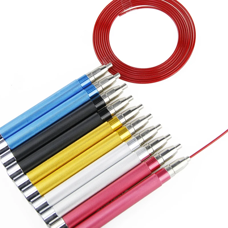Профессиональный самозапирающийся алюминиевый ручка Скакалка Скорость Регулируемая Скакалка