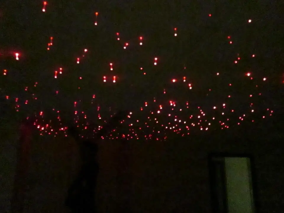 LED fiber optic panel star ceiling twinkle residential fiber optical starry sky lighting