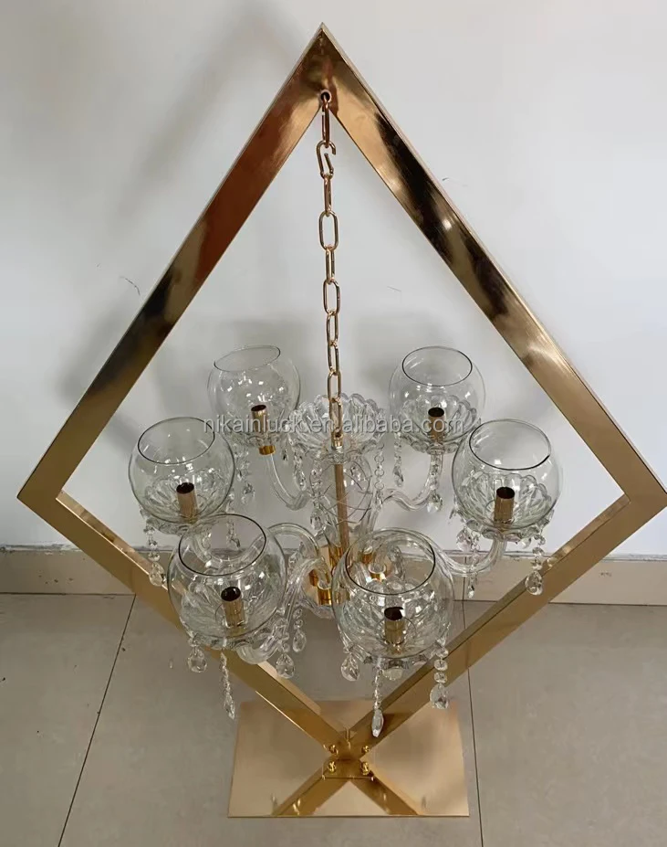 Wedding Candelabra Candle Holder Tree Gold Centerpieces for Wedding Table Decoration