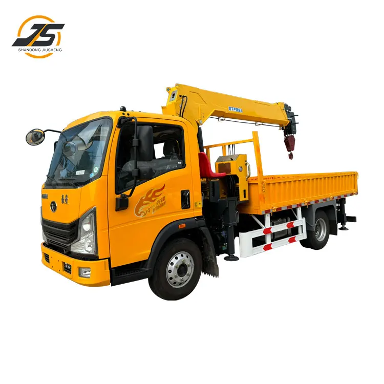 Jiusheng Trunk Mounted Crane Telescopic boom vehicle for construction work