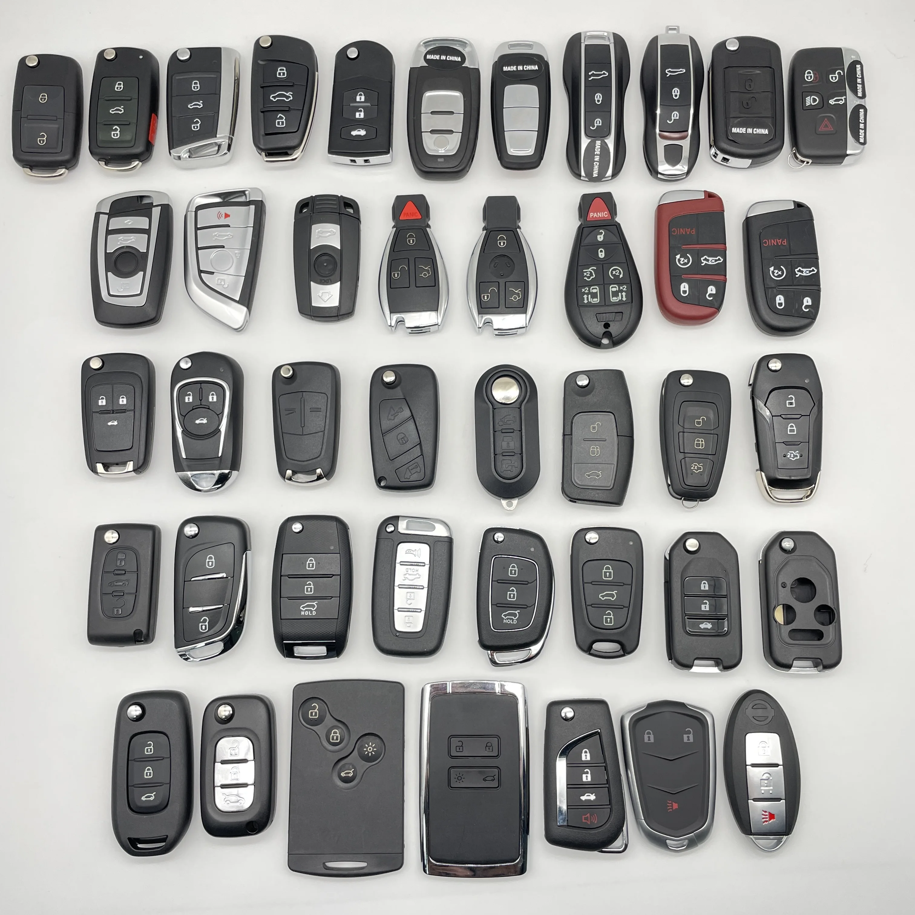 Flip Transponder Smart Car Auto Key FOB Blank Carkey Autokey Shell Housing Case For Aftersales Market