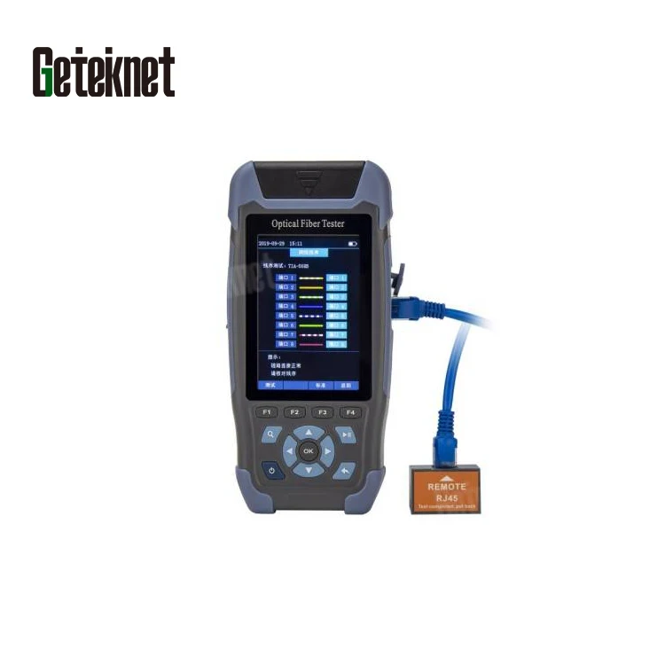 Pro Mini OTDR Fiber Optic Reflectometer 980rev with Fiber Cable Ethernet Tester