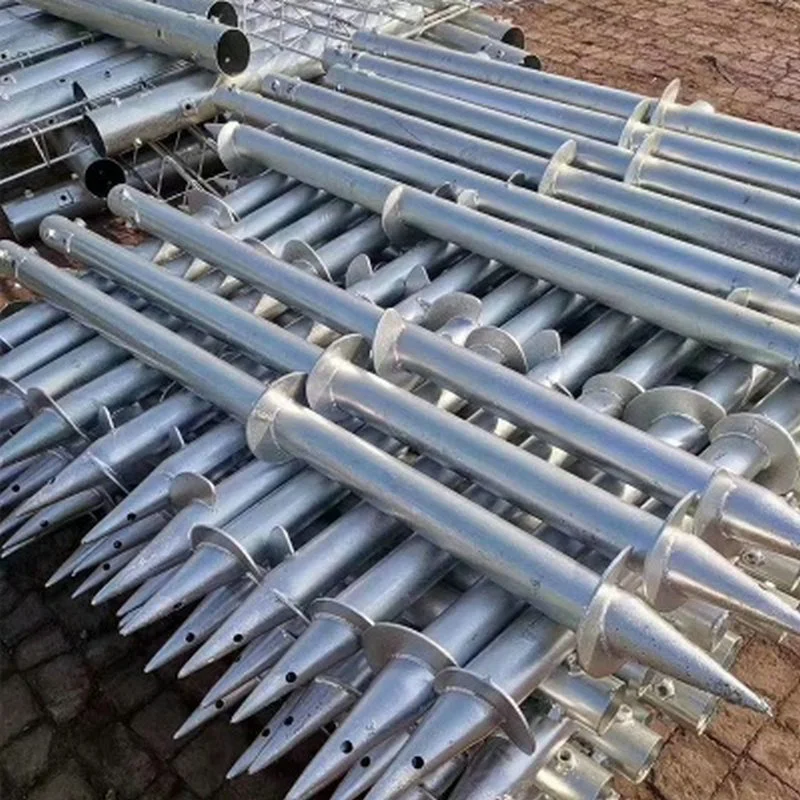 what is a photovoltaic?Widely Used Building Spiral Galvanized Helical solar ground mount screw foundation