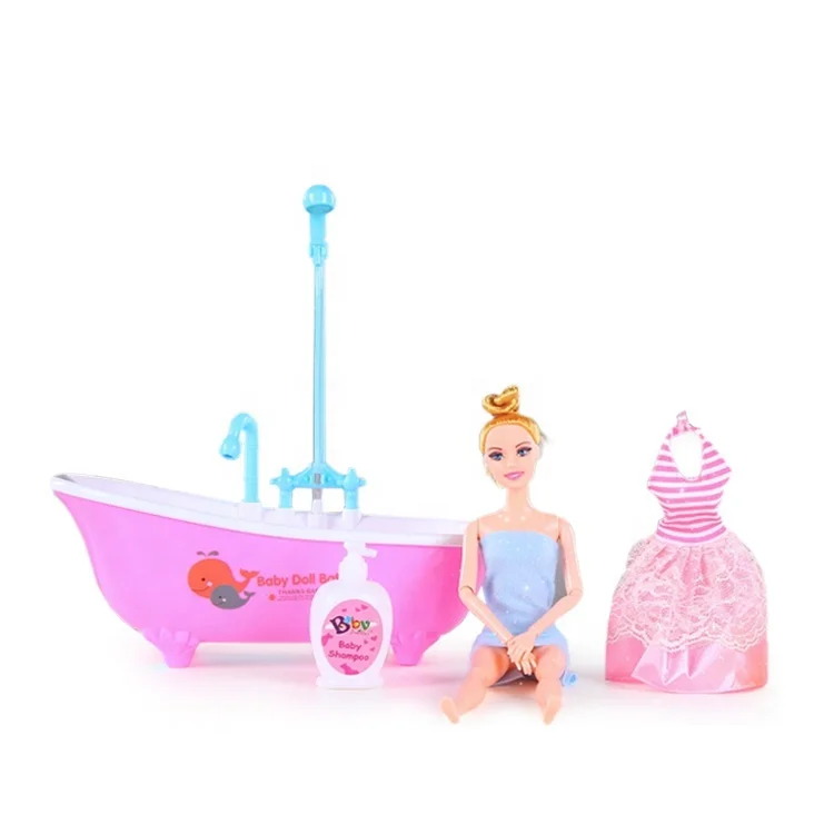 11.5 Inches Munecas De Juguete Dolls for Girls Mini Toy Bathtub Fashion Doll