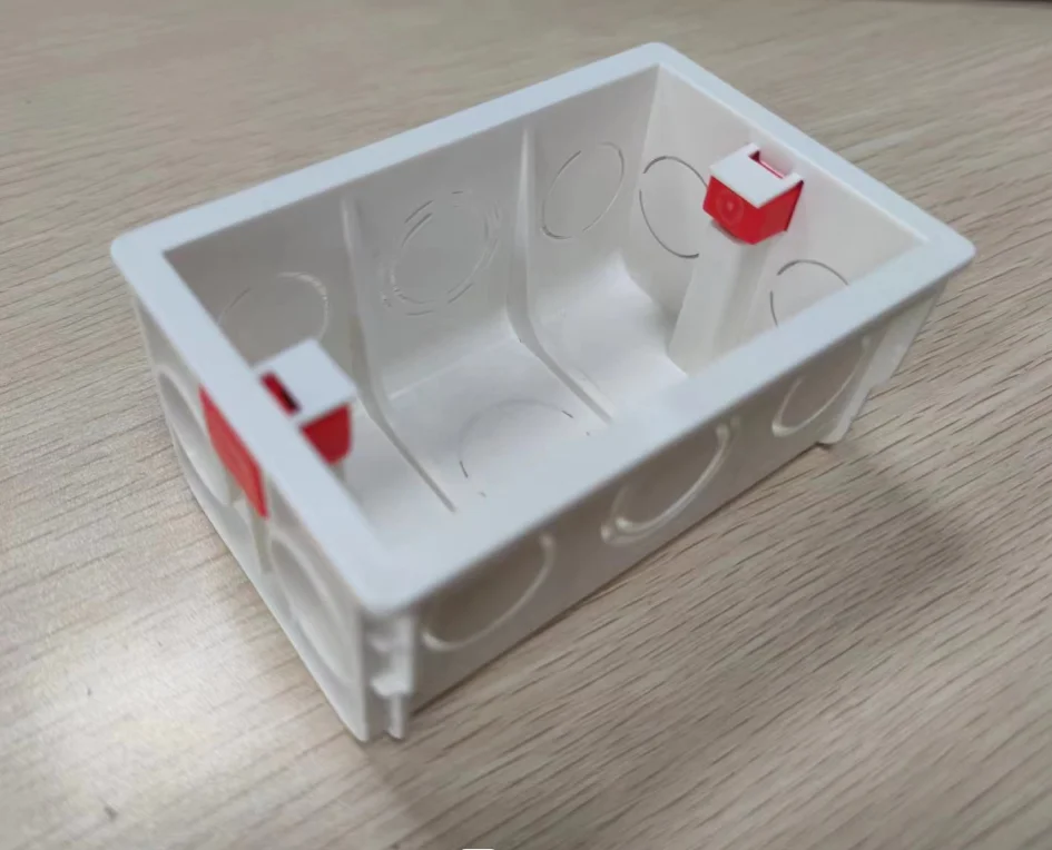 Baili 118 type 50H PVC mounting  box Electrical enclosure white switch socket  box junction box