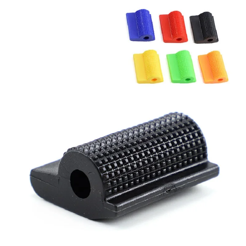 9mm Universal Motorcycle Shift Gear Lever Pedal Rubber Cover  Protector Foot Peg Toe Gel  Motor Accessory
