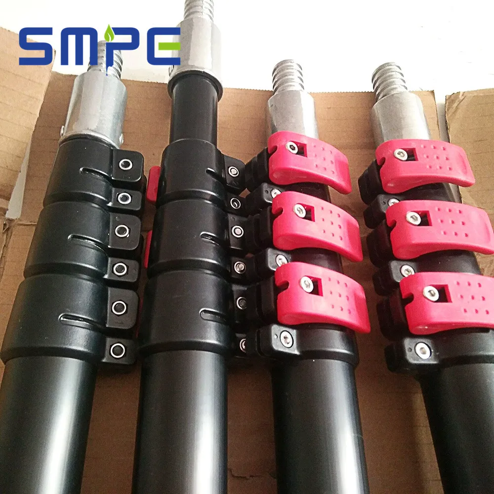 hot selling products 2023 Lamp 24FT 7.2M Extension Pole Cleaning Telescopic Pole 5 Sections For Home Cleaning Indoor Outdoor