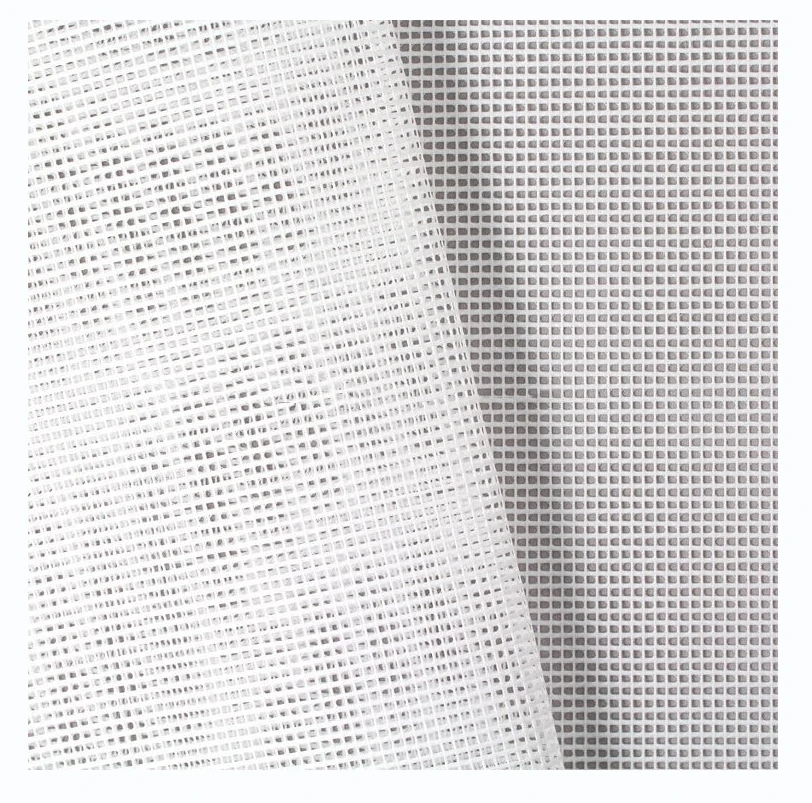 White 9x9 Vinyl Coated Mesh Fabric