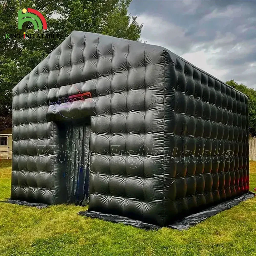 Inflatable Party Tent Black Night Club Party DJ Inflatable Tents Portable Parties Inflatable Nightclub
