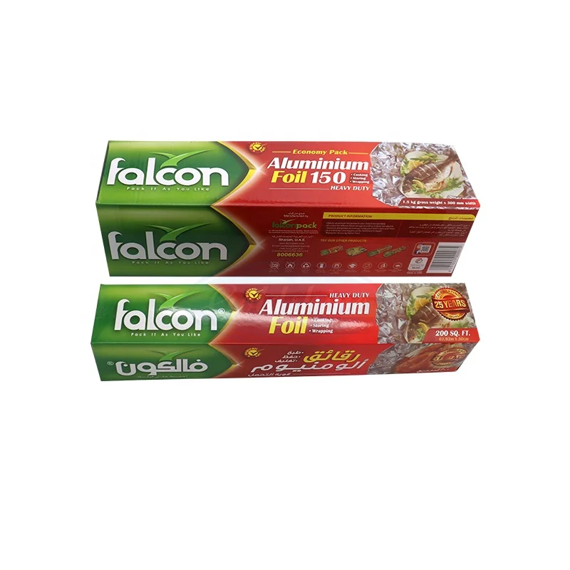 Falcon food grade Aluminum Foil 8011 11 12 13 15 micron 30cm aluminum foil roll