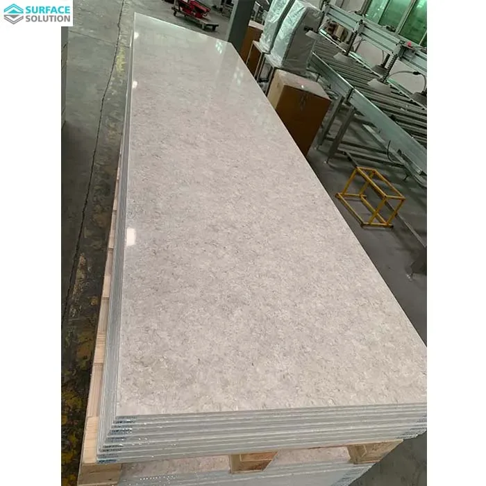 Factory Price 6~30mm Thickness Artificial Stone Modified Acrylic Solid Surface White Marble Sheet For Kitchen Countertop