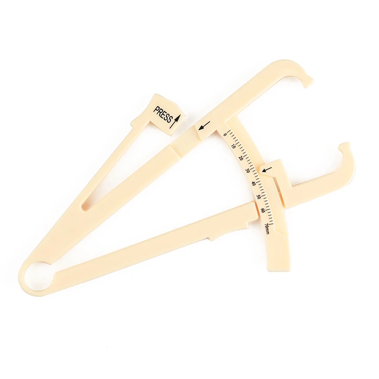 Wintape 70mm Metric Body Fat Caliper ABS and Plastic Material for Accurately Measuring Body Fat for Men and Women