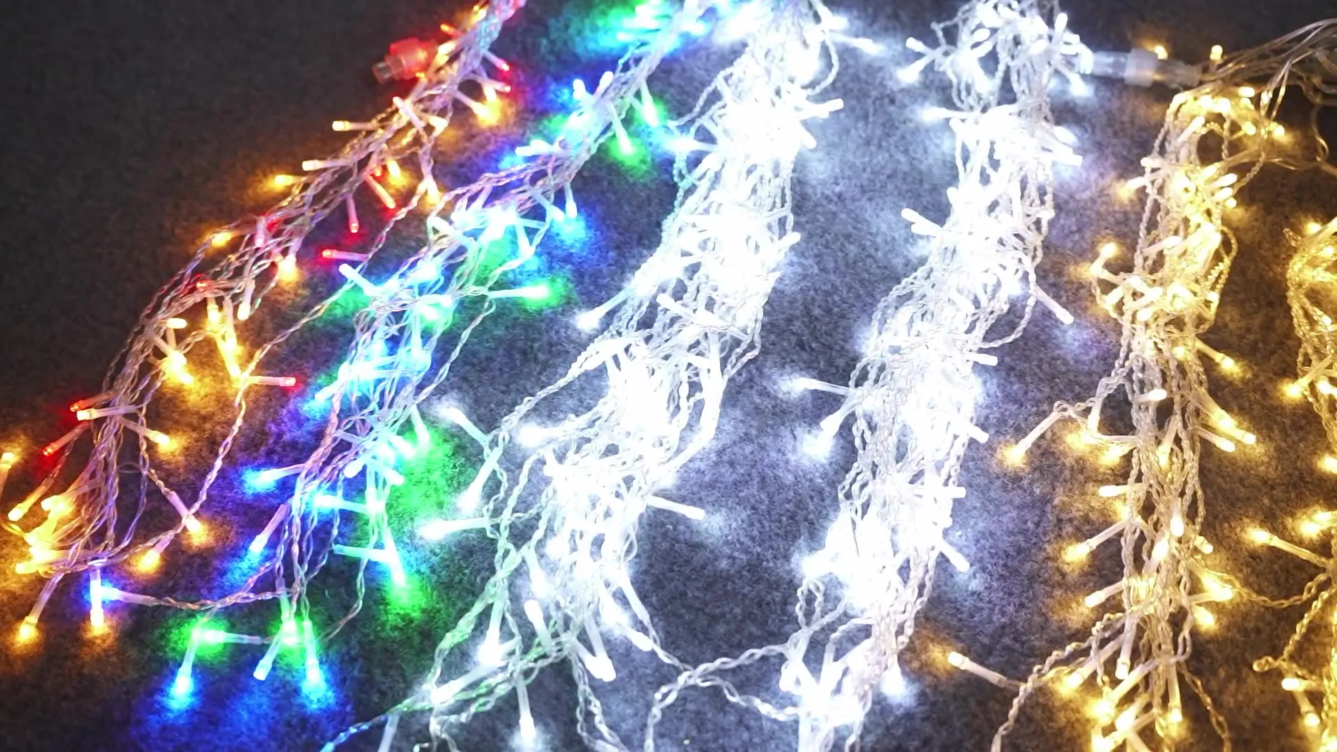 New Year Christmas Wedding Party Decorative Home LED String Lights Curtain Icicle Fairy Garland light