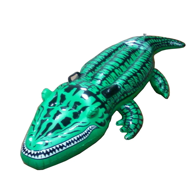 Custom High Quality Inflatable Water Toy  Pool Float Mat  Inflatable Alligator Ride-on