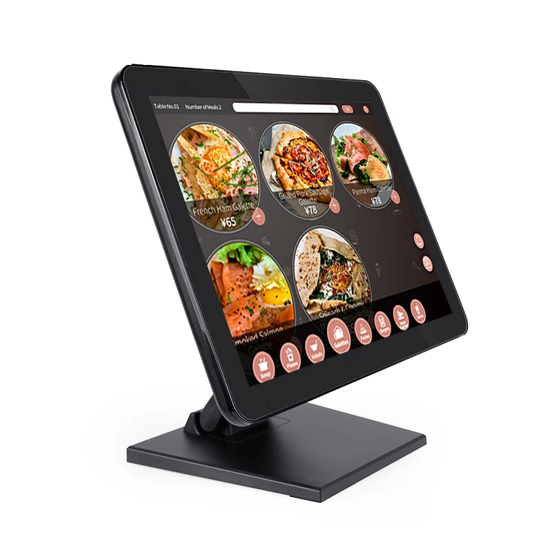 15 inch Pos Lcd Tft Business Touch screen Full Flat Hd Panel Monitor Capacitive Touch Screen cashier system