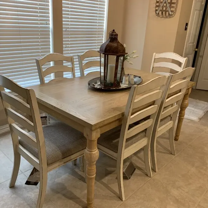 Античный Твердый деревянный стол