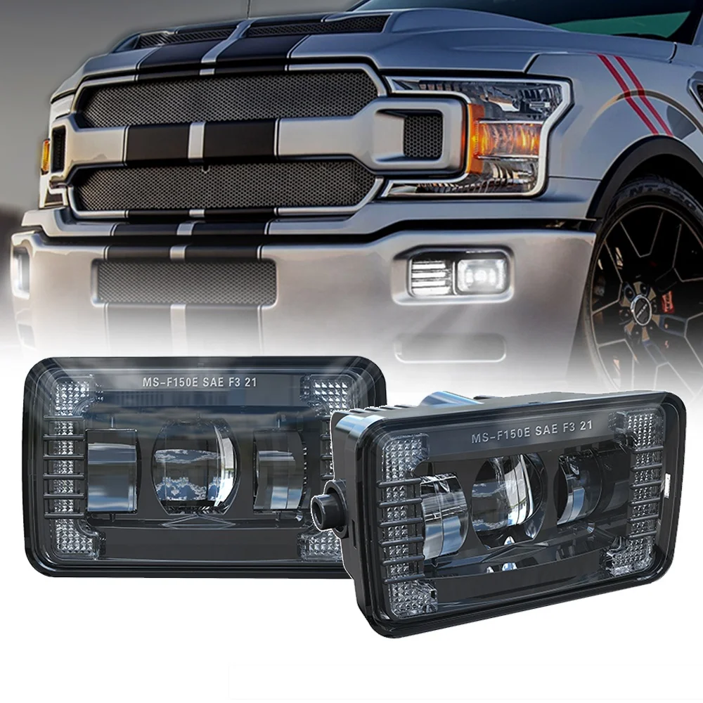 For Ford F150 fog lights led fog lamp conversion kits for Ford F150 2015 2016 2017 2018 2019 Super Duty bumper fog lights