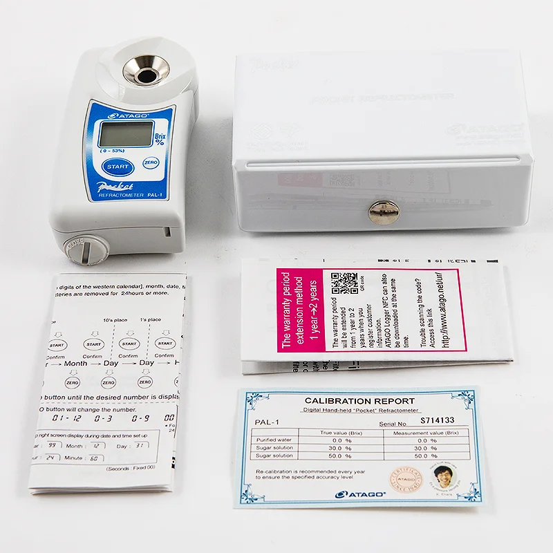 pal series atago refractometer pal-1 konica minolta plus spad-502 chlorophyll meter Spad-502plus