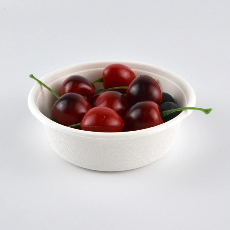 Compostable Disposable Biodegradable Restaurant Serving Sugarcane Sugar Cane Bagasse Fruit Ramen Salad Soup Bowl