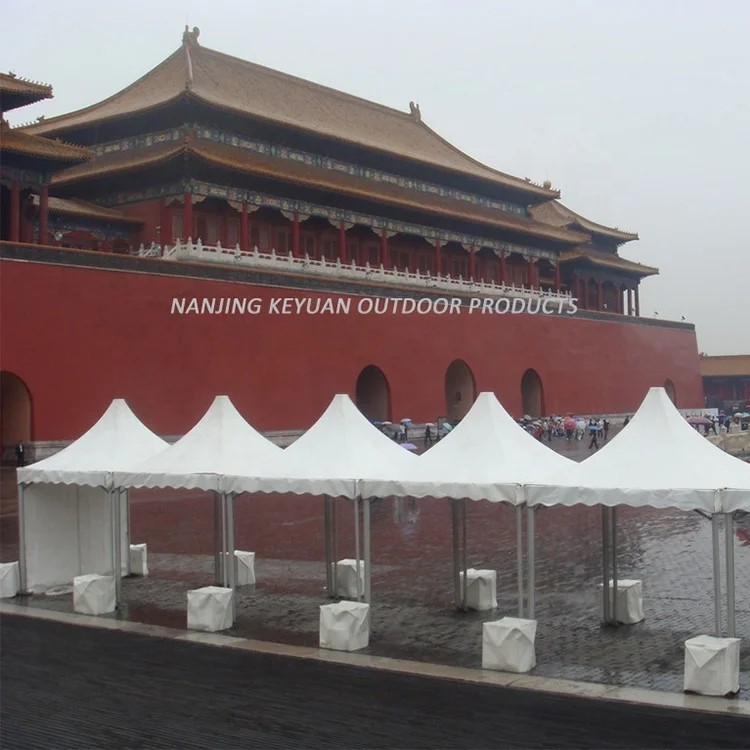High Quality Aluminum Alloy White Waterproof Marquee Outdoor Pagoda Trade Show Tent for Event