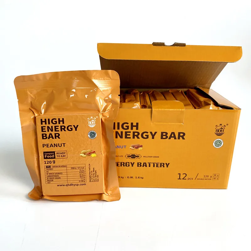 Высокоэнергетический брусок арахисового печенья для выживания, энергосберегающее печенье
