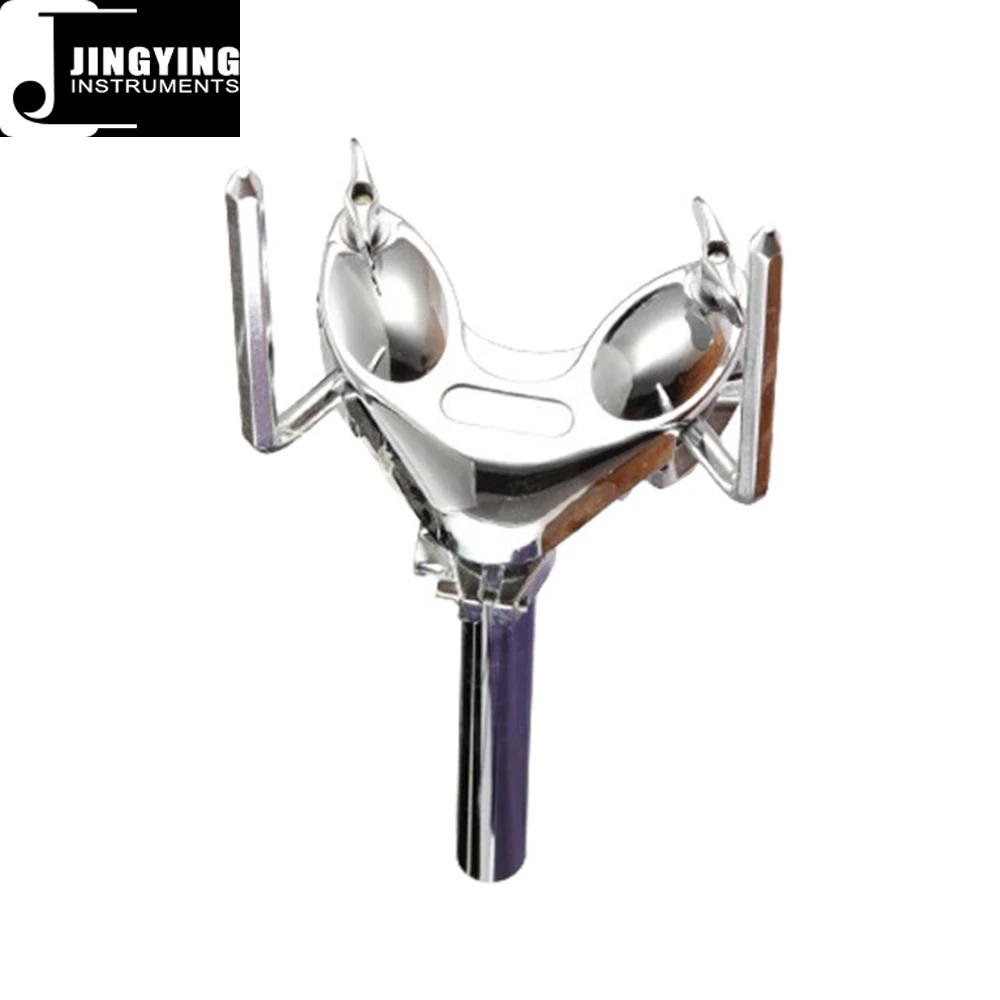 2024 Jingying Music Drum Kit Accessories Parts,Tom Bull Head Bracket Aluminum Alloy Bull Head Suspension Tom Holder Stands