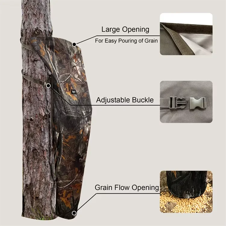 Mydays Outdoor  Durable Lightweight Weatherproof Tree Hugger Gravity Deer Feeder for Wild Animal