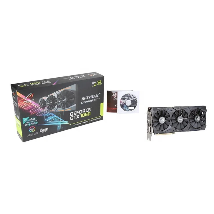 Игровая видеокарта ASUS ROG STRIX GTX1060 A6G 6 ГБ GDDR5 192