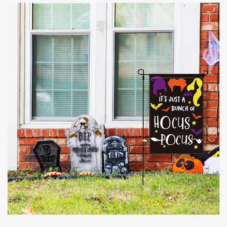 2022 Jian he Oem wholesale sublimation garden yard flag Double Sided decorative garden Summer Sunflower Garden Flag