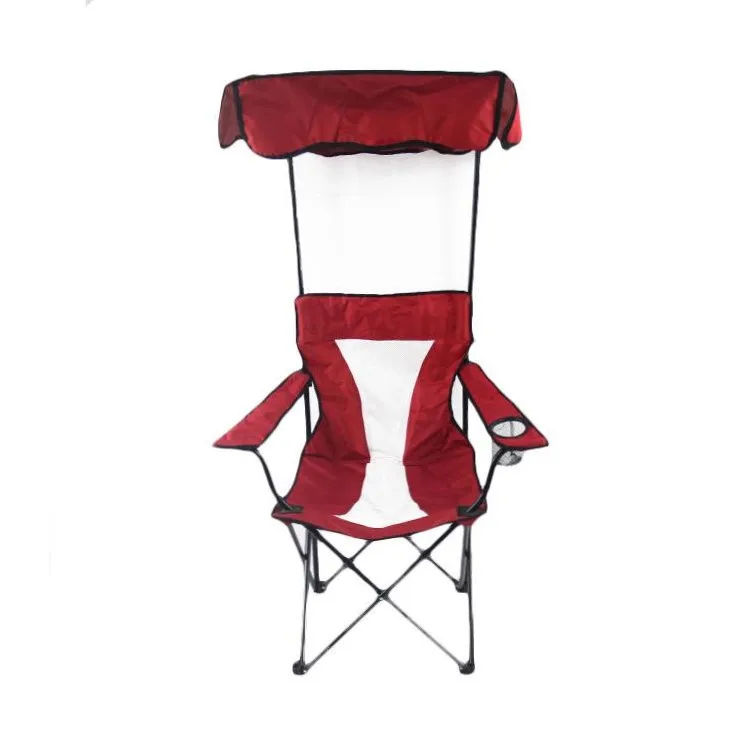 Easy to carry and folding canopy beach chair armchair lounge chair camping chair