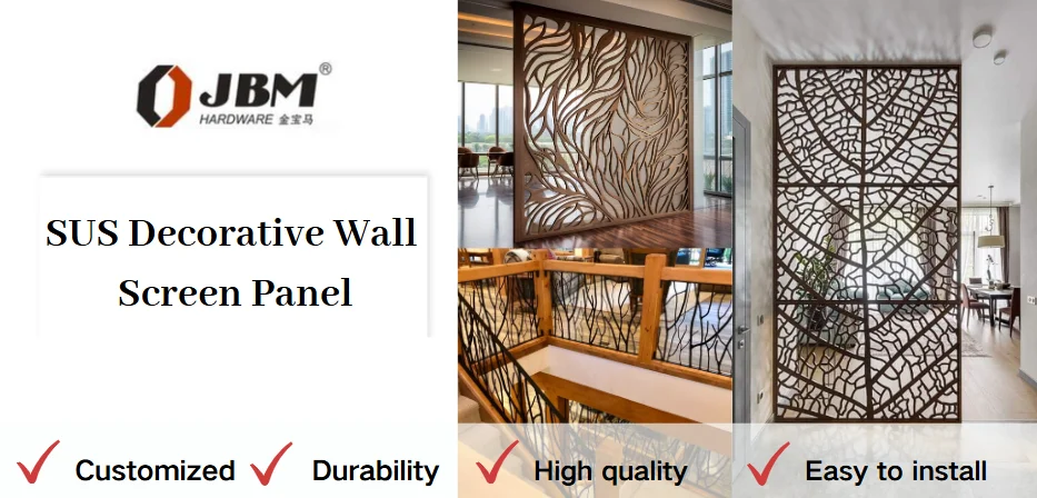 Garden Metal Gate Decorative Door Panel Divider Laser Cut Metal Fence 1/2 inch Custom-sized Patters Garden Privacy Screen