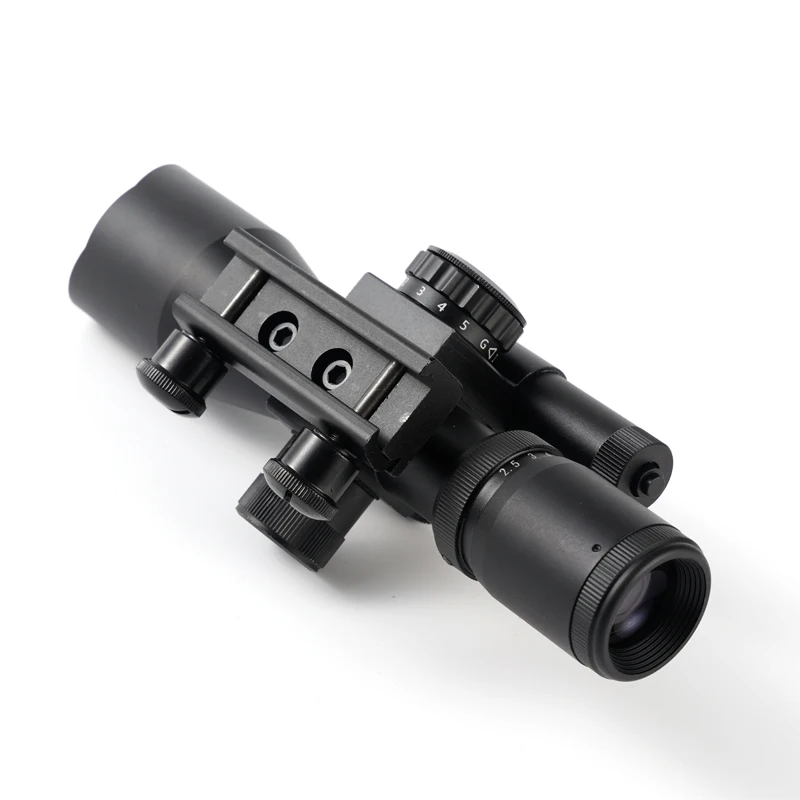 Wholesale Cheap Hunting Illuminated Sight 2.5-10X40 With Green Laser Sight