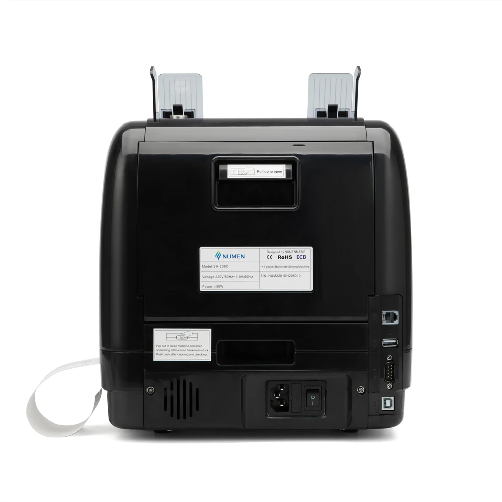 SH-208C NUMEN portable multi currency digital money currency bill counter and detector machine