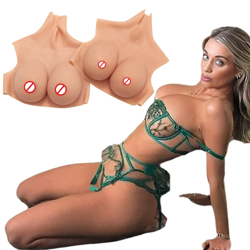 Sexy Artificial Large Breasts Silicon Chest Fake Huge Drag Queen Big Tits Silicon Boobs False Breast Form For Crossdesser