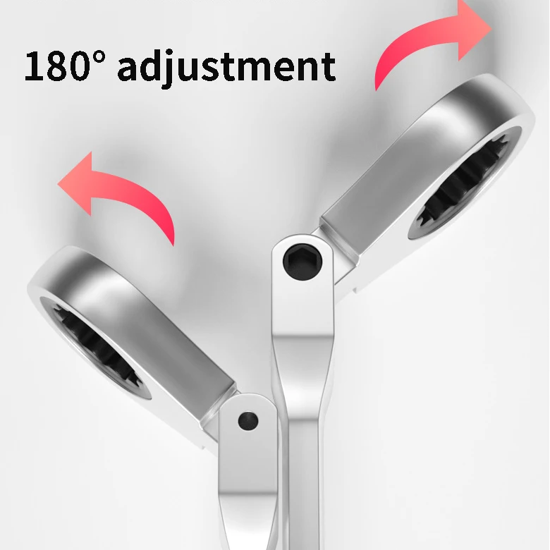 Professional 8/10/12/13/14/17mm ratchet wrench Combination 6pcs Ratchet Wrench set