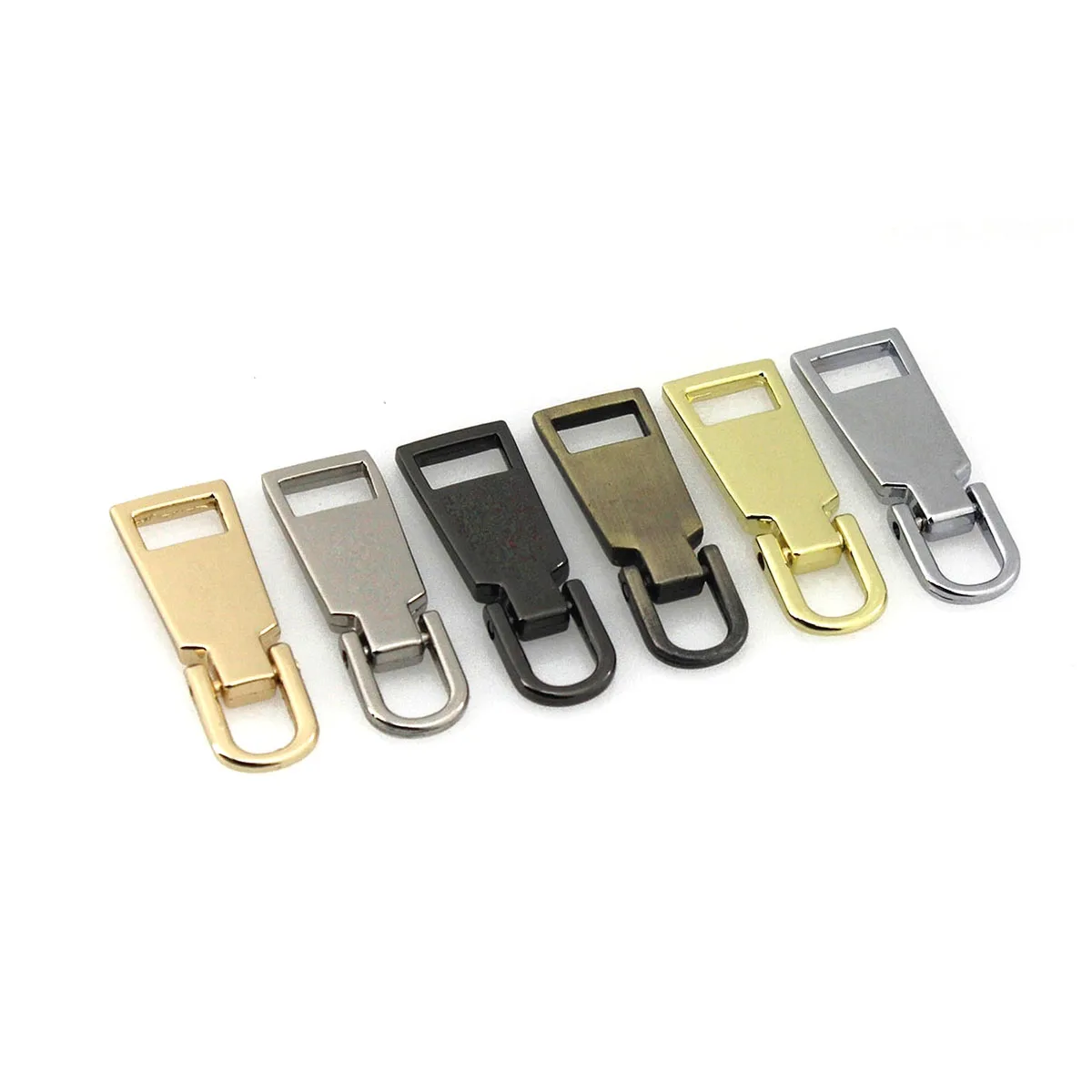 DIY Sewing Accessories Metal Durable Zipper Pullers Sliders Head Zippers Repair Kits Zipper Pull Tab