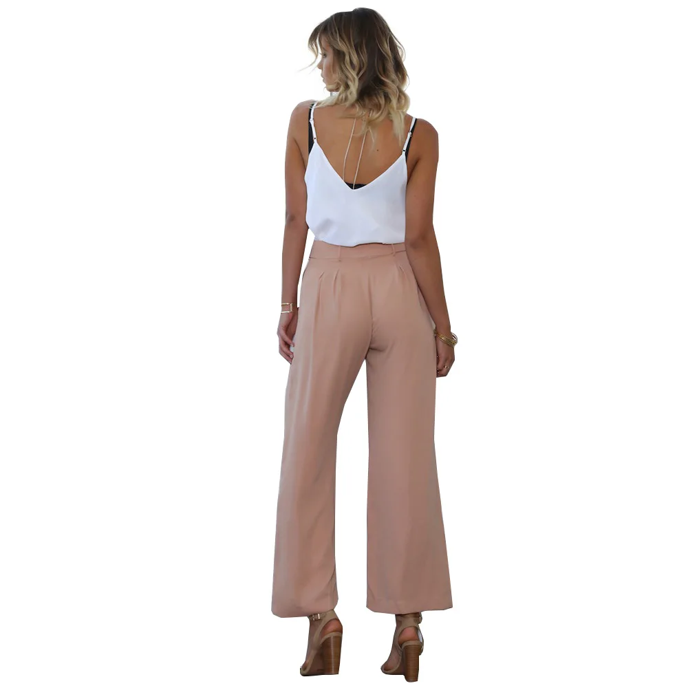 
Women Ladies Plazo Pants Wide leg Plazzo Trousers Loose Pants 